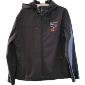 Walt Disney Imagineering FANTASIA Mickey Mouse Wizard Softshell Jacket Hooded